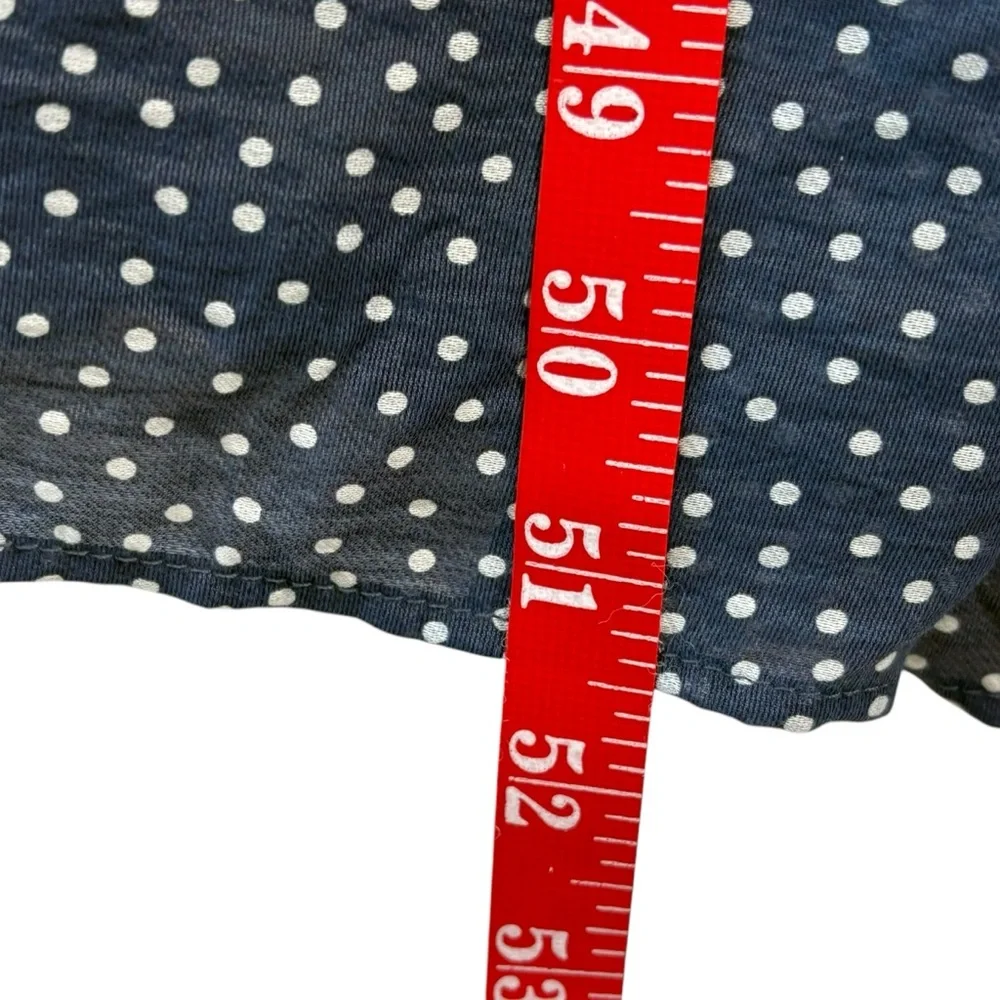 Abercrombie & Fitch Navy Blue Polka Dot Maxi Dress